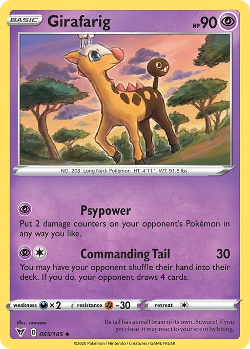 Girafarig, Vivid Voltage #65