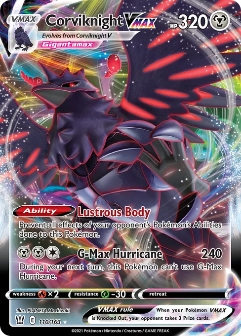 Corviknight VMAX, Battle Styles #110
