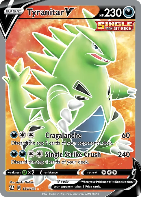 Tyranitar V, Battle Styles #154