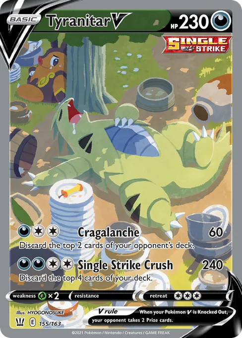 Tyranitar V, Battle Styles #155