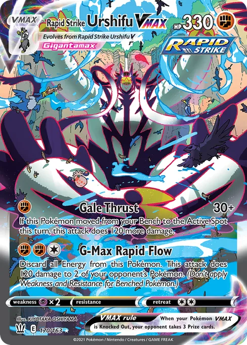 Rapid Strike Urshifu VMAX, Battle Styles #170