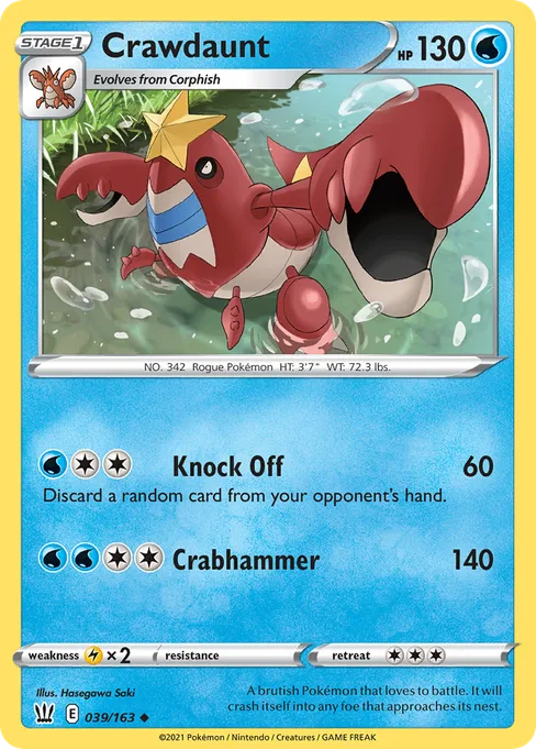 Crawdaunt, Battle Styles #39