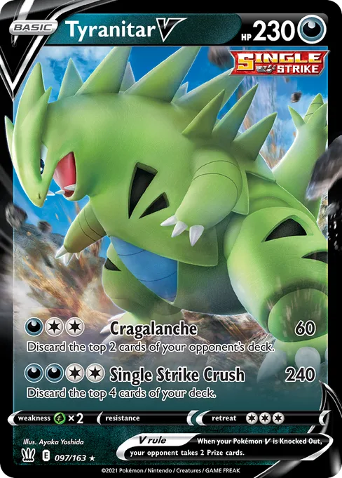 Tyranitar V, Battle Styles #97