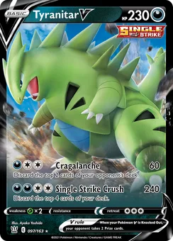Tyranitar V, Holofoil