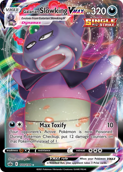Galarian Slowking VMAX, Chilling Reign #100