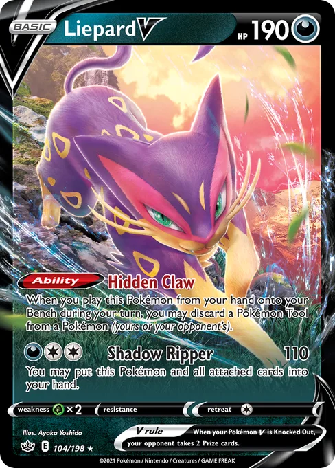 Liepard V, Chilling Reign #104