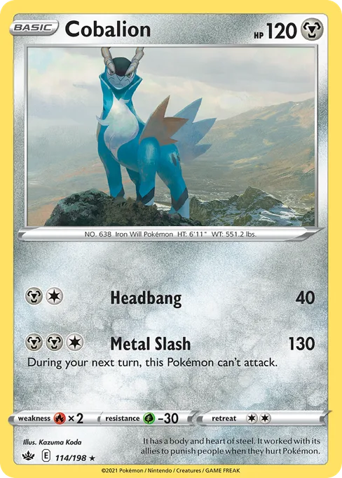Cobalion, Chilling Reign #114