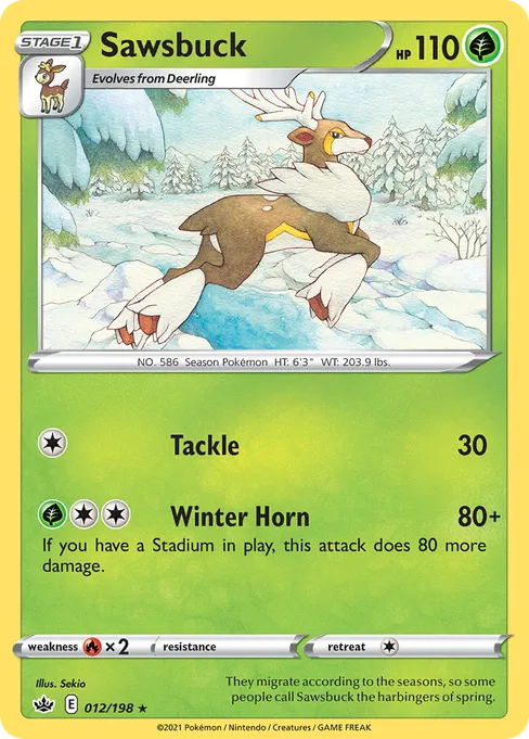 Sawsbuck, Chilling Reign #12