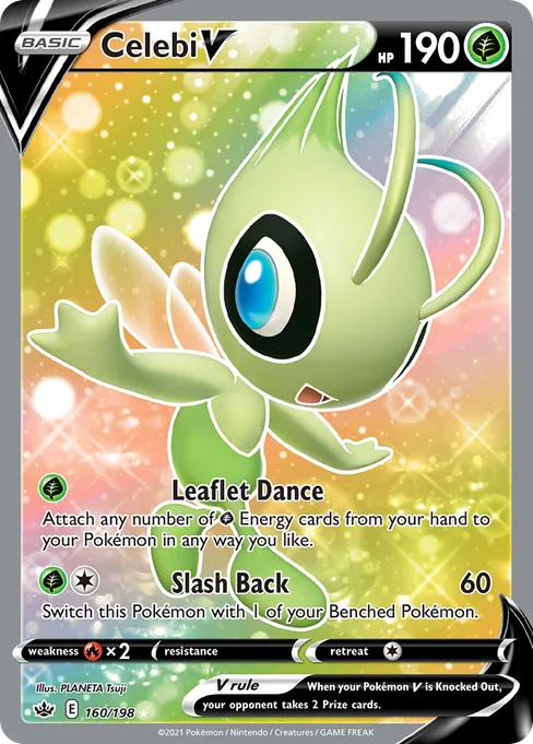 Celebi V, Chilling Reign #160