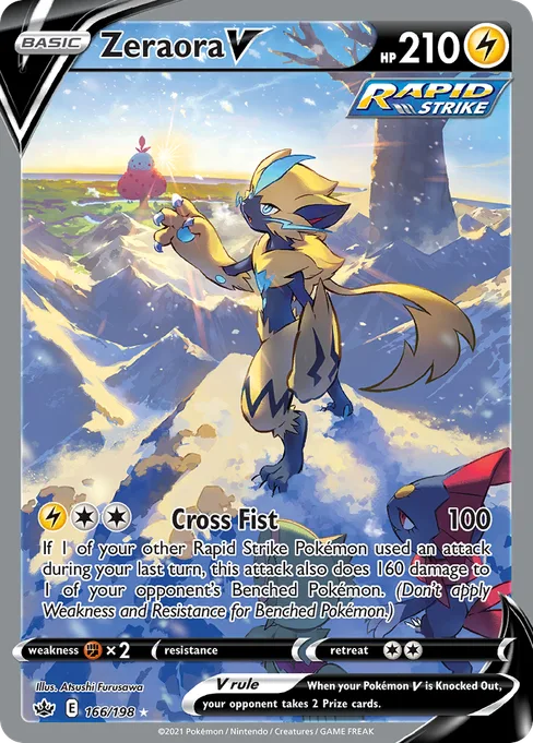 Zeraora V, Chilling Reign #166