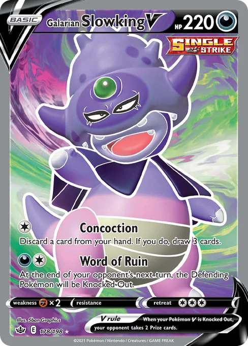 Galarian Slowking V, Chilling Reign #178