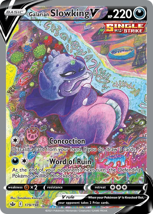 Galarian Slowking V, Chilling Reign #179