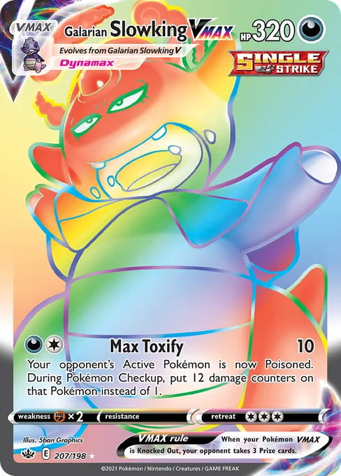 Galarian Slowking VMAX, Chilling Reign #207