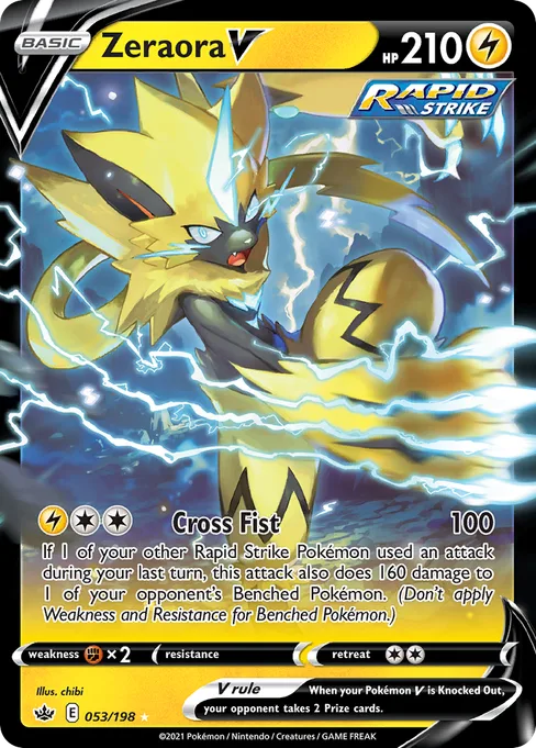 Zeraora V, Chilling Reign #53