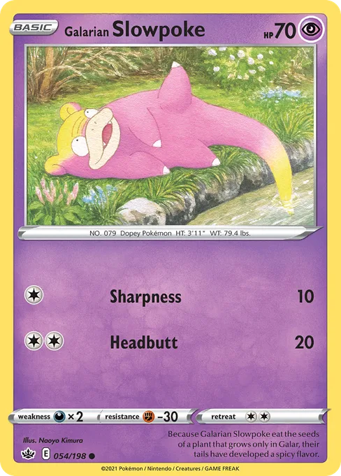 Galarian Slowpoke, Chilling Reign #54