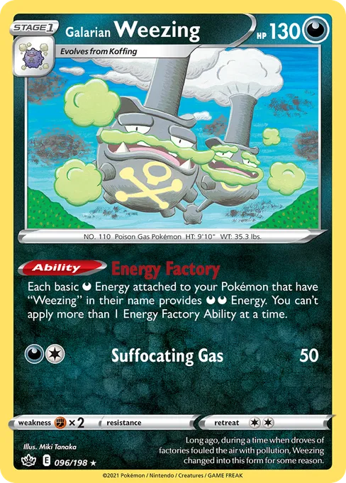 Galarian Weezing, Chilling Reign #96
