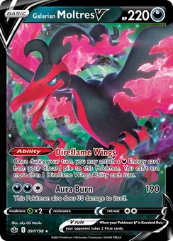 Galarian Moltres V, Holofoil