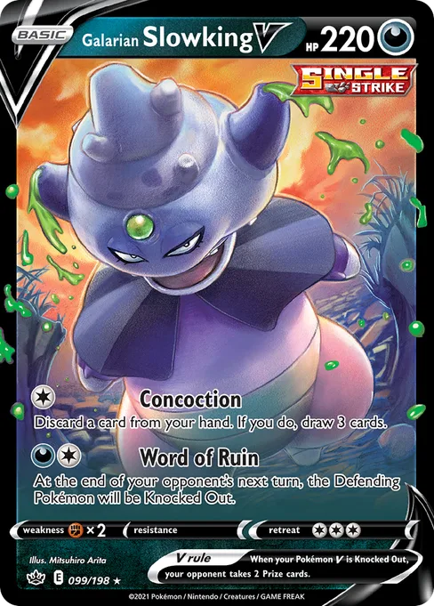 Galarian Slowking V, Chilling Reign #99