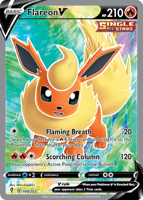 Flareon V, Evolving Skies #169