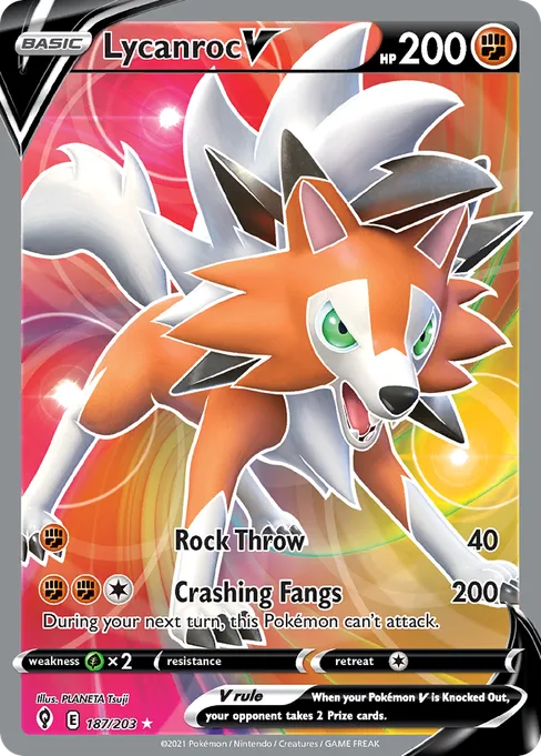 Lycanroc V, Evolving Skies #187