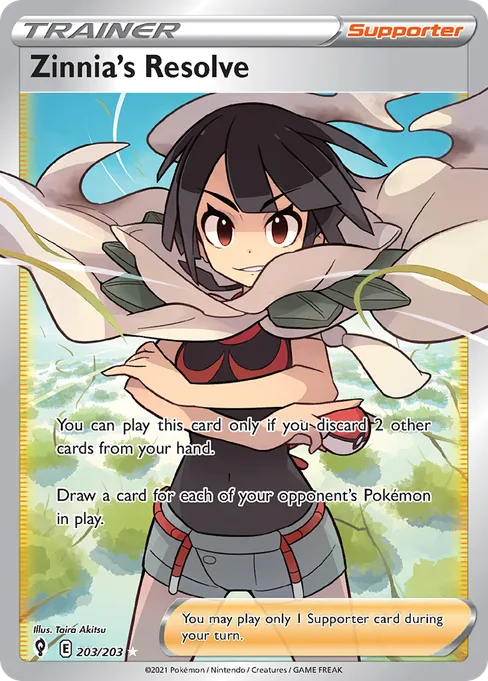 Zinnia's Resolve, Evolving Skies #203