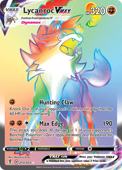 Lycanroc VMAX, Evolving Skies #213