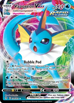 Vaporeon VMAX, Holofoil