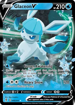 Glaceon V, Holofoil