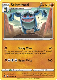 Seismitoad, Normal
