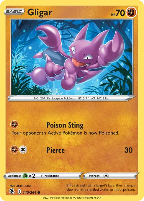 Gligar, Fusion Strike #140