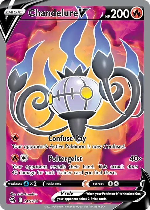 Chandelure V, Fusion Strike #247