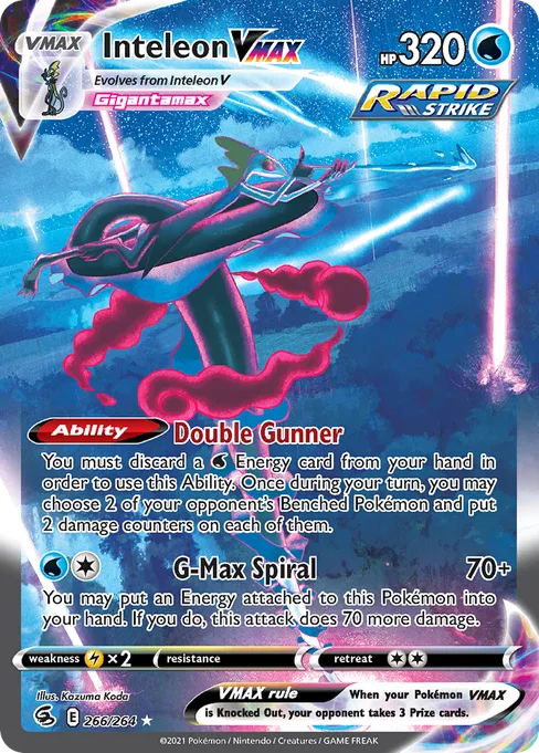 Inteleon VMAX, Fusion Strike #266