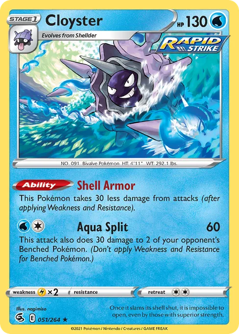 Cloyster, Fusion Strike #51