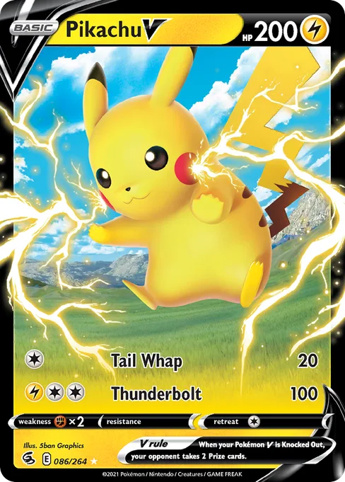Pikachu V, Fusion Strike #86