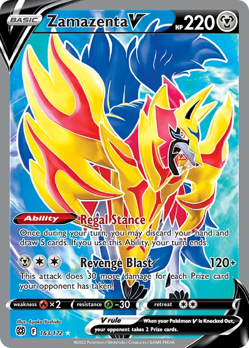 Zamazenta V, Brilliant Stars #163