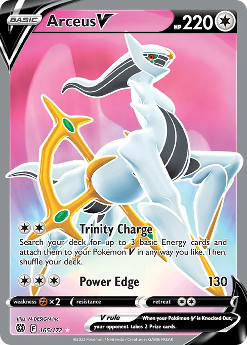 Arceus V, Brilliant Stars #165