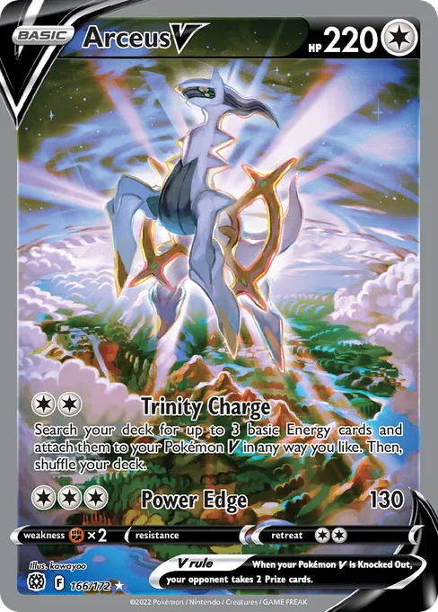 Arceus V, Brilliant Stars #166
