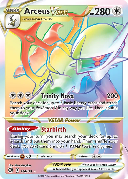 Arceus VSTAR, Brilliant Stars #176