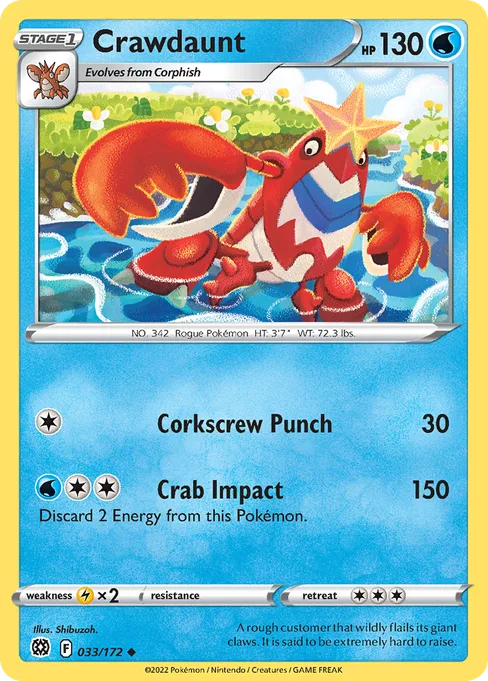 Crawdaunt, Brilliant Stars #33
