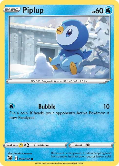 Piplup, Brilliant Stars #35