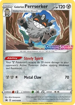 Galarian Perrserker, Normal