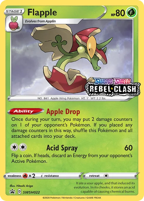 Flapple, SWSH Black Star Promos #SWSH022