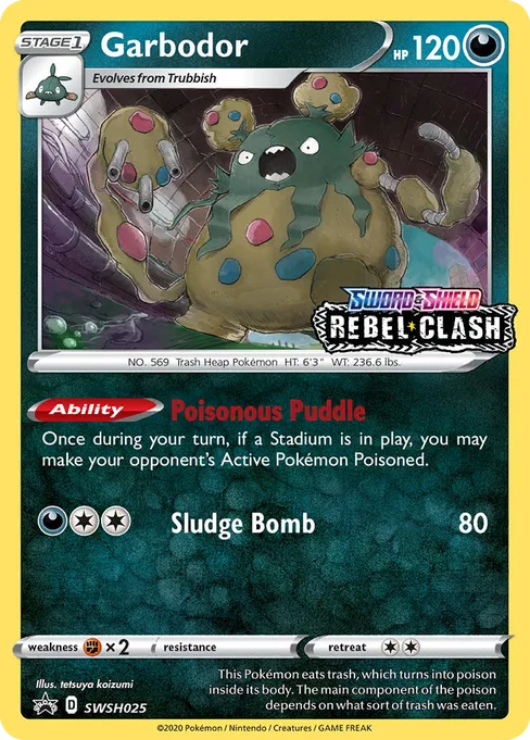 Garbodor, SWSH Black Star Promos #SWSH025