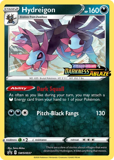 Hydreigon, SWSH Black Star Promos #SWSH037