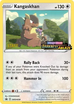 Kangaskhan, Staff stamp