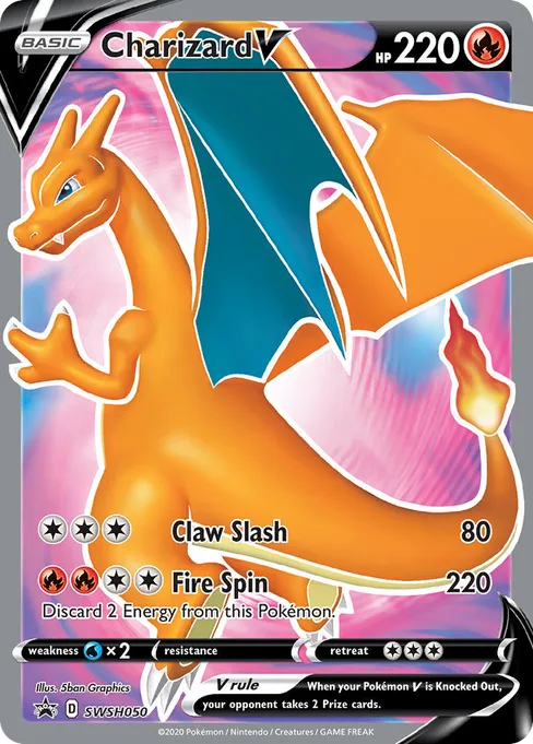Charizard V, SWSH Black Star Promos #SWSH050