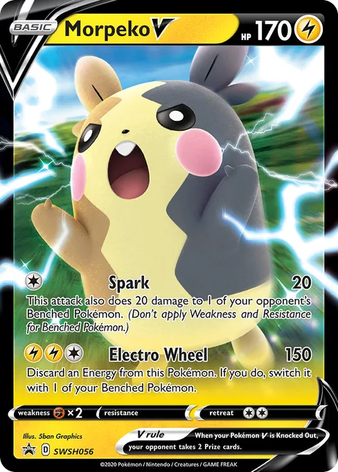 Morpeko V, SWSH Black Star Promos #SWSH056