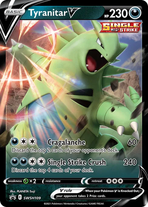 Tyranitar V, SWSH Black Star Promos #SWSH109
