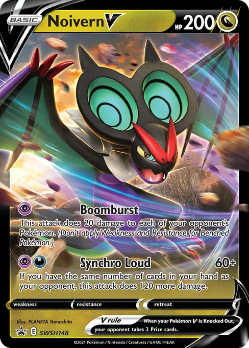 Noivern V, SWSH Black Star Promos #SWSH148