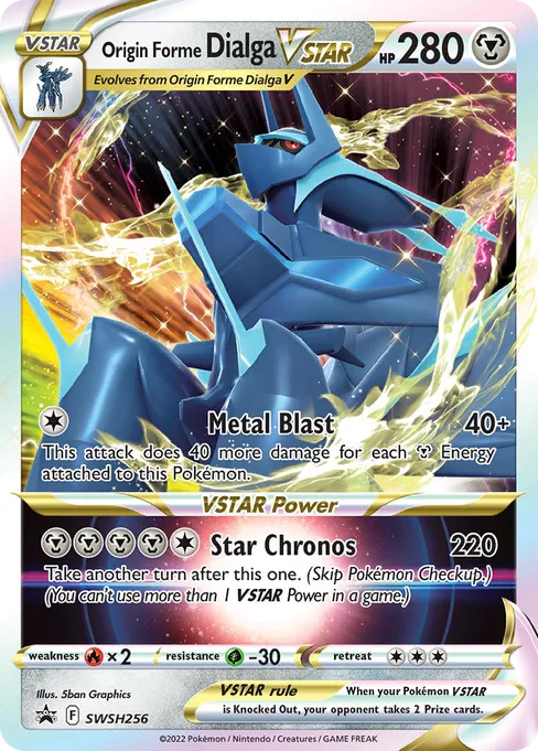 Origin Forme Dialga VSTAR, SWSH Black Star Promos #SWSH256